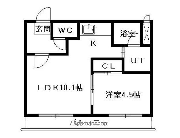 エポック南7条館の間取り写真