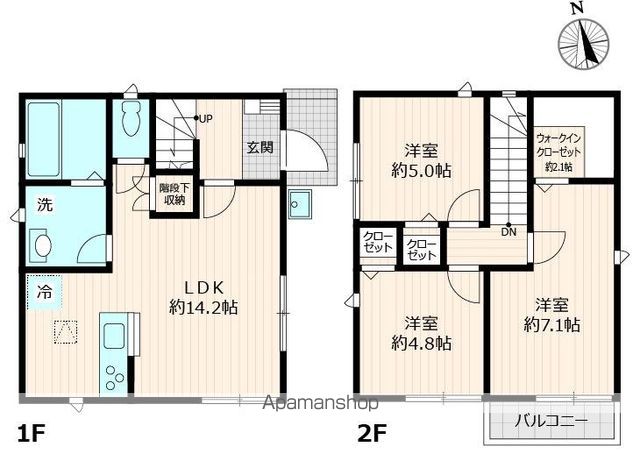 同じ建物の物件間取り写真 - ID:213112038031