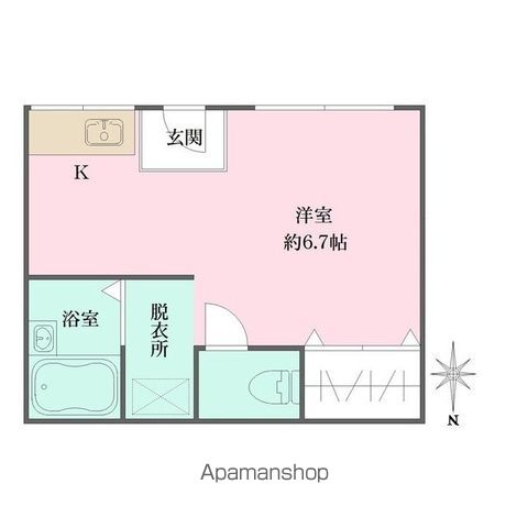 江口マンションの間取り