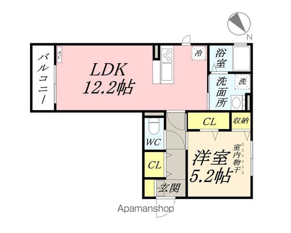 大供MOMOの間取り写真