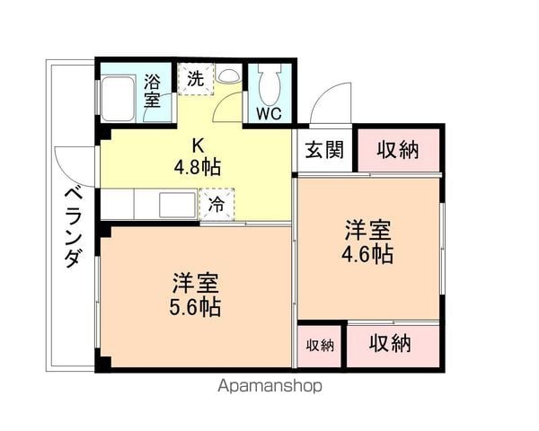 ベルク堀切2号棟の間取り写真