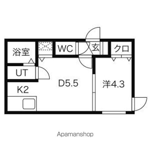 FLATS LIDO菊水の間取り写真