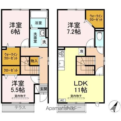 apartment 岩手県盛岡市本宮３丁目１１－１１リバーサイド盛南１F