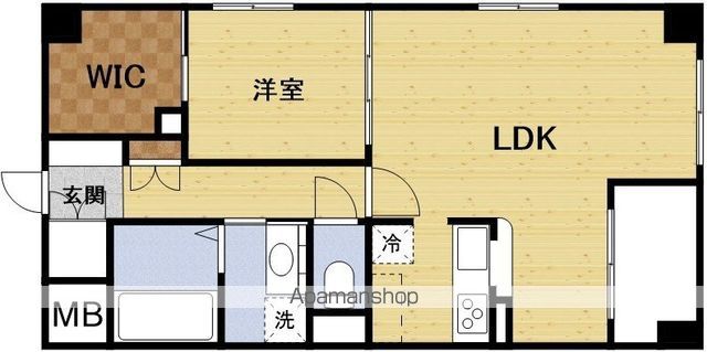 CASSIA江坂の間取り写真