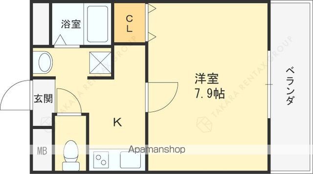 ヴィラナリー太子橋今市の間取り写真