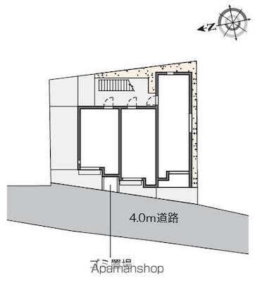 レオネクスト深沢ヴィレッチ[1K/19.49m2]の配置図
