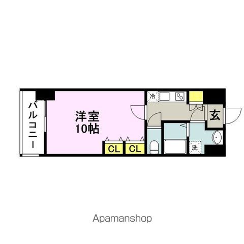 ロイヤルコンフォート渡辺通の間取り