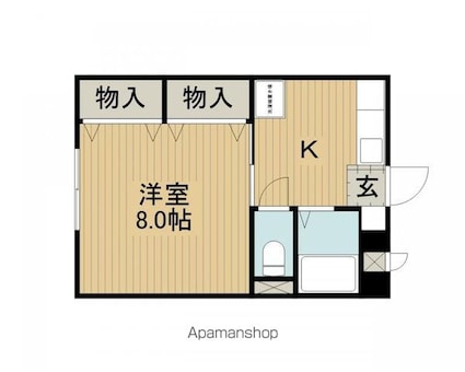 メゾン・エスポワール[1K/29.29m2]の間取図
