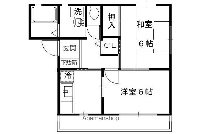 ヴェルジェ北山の間取り写真