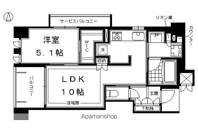 プレサンスロジェ京都烏丸五条の間取り写真