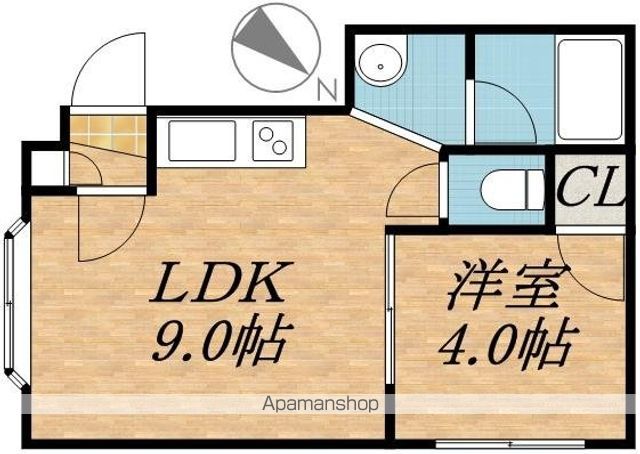 プレイズ中の島の間取り写真