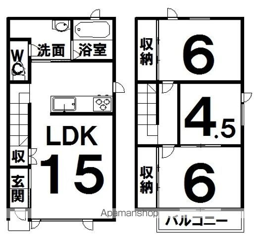TOWN Quattroの間取り写真