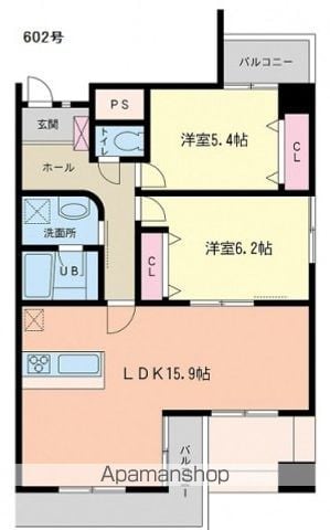 セジュールHARAの間取り写真
