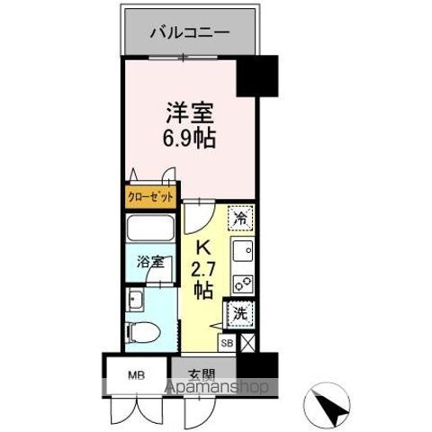 同じ建物の物件間取り写真 - ID:214059709516