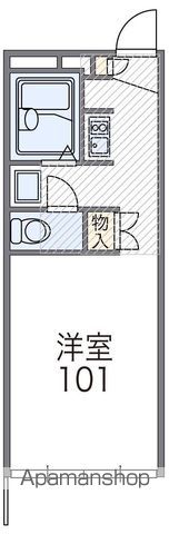 レオパレス東住吉の間取り写真