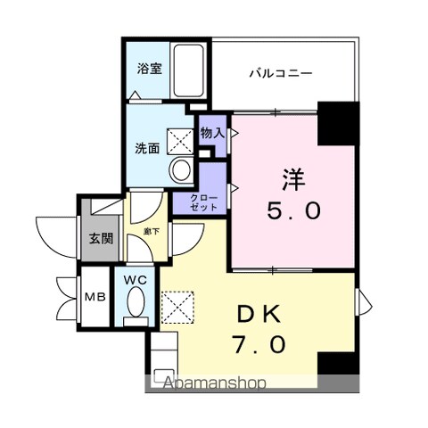 ロータス　ザ・レジデンス入谷の間取り