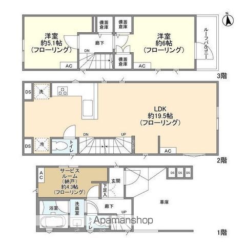 ＫＯＬＥＴ北赤羽０６の間取り