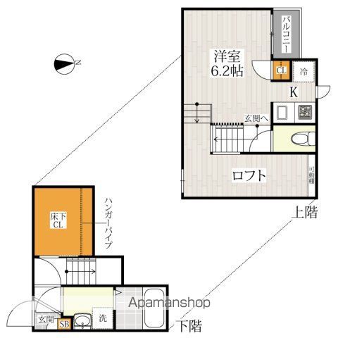 CB坪井ブランカの間取り写真