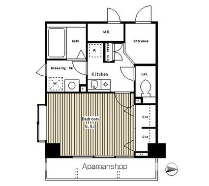 Ｃａｓａ　Ｌｕｃｉａ[1K/23.56m2]の間取図