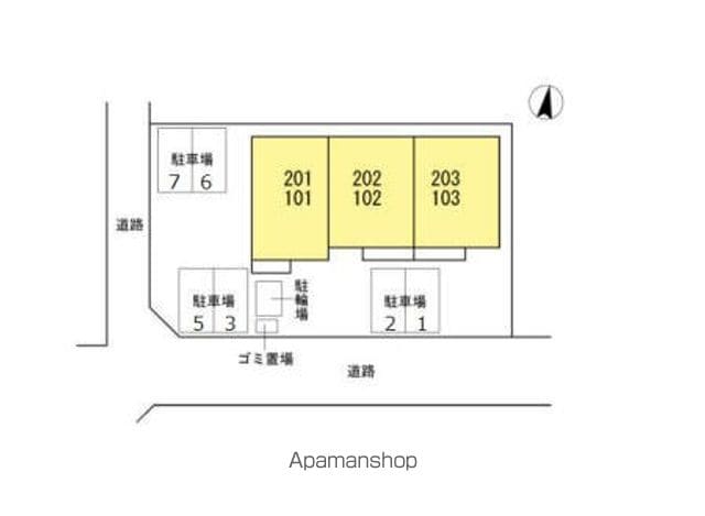 ラ・メゾン・クラウン 101 ｜ 神奈川県平塚市西真土３丁目2-10（賃貸アパート1LDK・1階・43.62㎡） その18