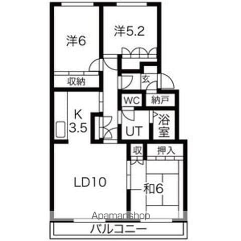 テレパレス富丘Iの間取り写真