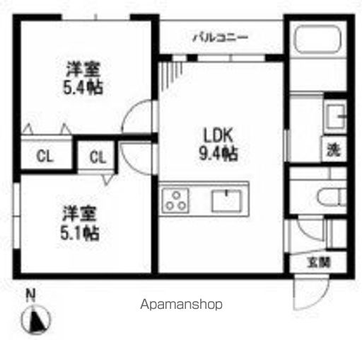 ミア流山の間取り