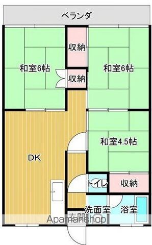 吉田屋マンションの間取り写真