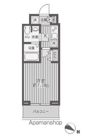 レジディア蒲田の間取り写真