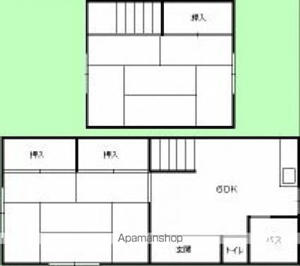 広島県広島市西区己斐上４丁目[2DK/42.23m2]の間取図