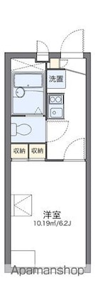レオパレスＭＥ[1K/19.87m2]の間取図