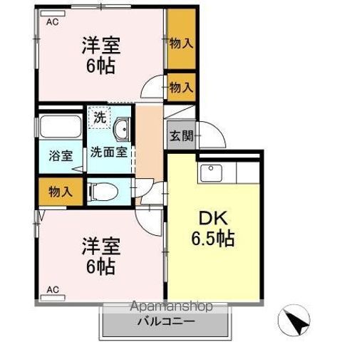 フレグランスAPの間取り写真