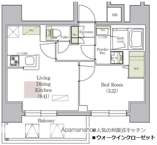 アーバネックス南森町EASTの間取り写真