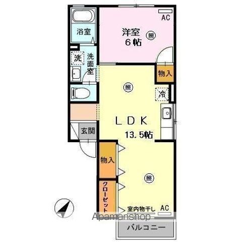 セジュール大町西の間取り写真