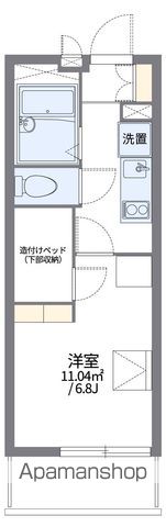レオパレスひまわりの間取り写真