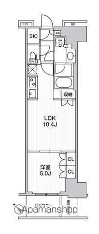WORVE横浜伊勢佐木町の間取り写真