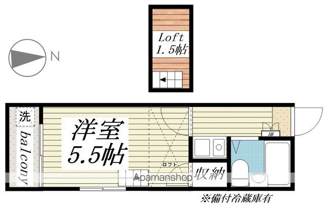 【ブライトメゾン壱番館の間取り】