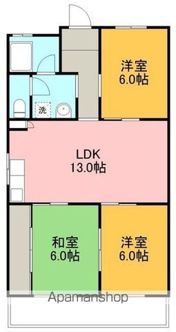 美誠マンションの間取り写真