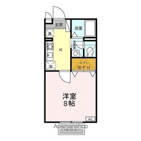 ヴィレッジタカミドー Aの間取り写真