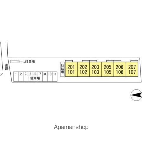 イーストハイツ 207 ｜ 千葉県流山市大字東深井451-15（賃貸アパート1LDK・2階・49.09㎡） その14