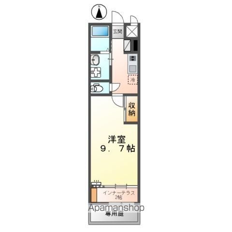 サンウイング 110 ｜ 熊本県菊池郡菊陽町大字津久礼147-5（賃貸アパート1K・1階・34.05㎡） その2
