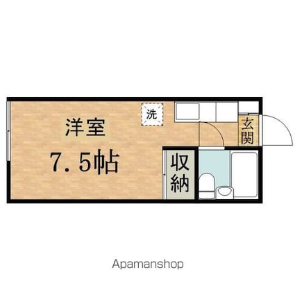ハイムサンチルド[1R/19m2]の間取図