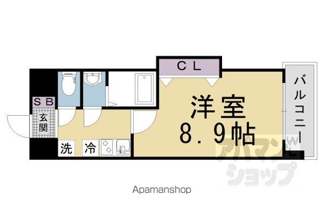 ラグゼ山科の間取り写真