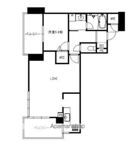 アメックス大濠タワーの間取り写真