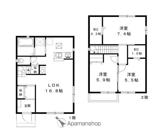 間取り：212058843705