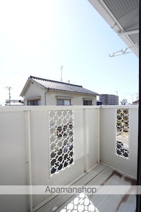 愛媛県松山市桑原５丁目[1K/22.68m2]のバルコニー