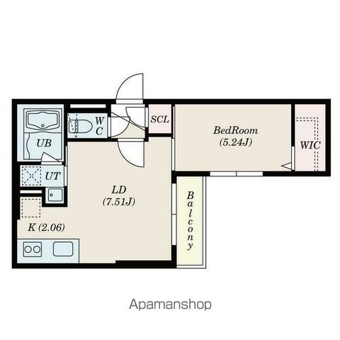 SーRESIDENCE琴似本通AVANTAの間取り写真