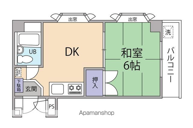 メゾンド中浦和の間取り写真