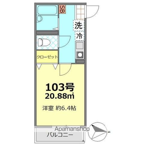 ハッピー成増の間取り写真