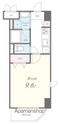 ディライトコート[1K/30.08m2]の間取図