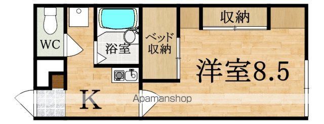 レオパレスHIROの間取り写真